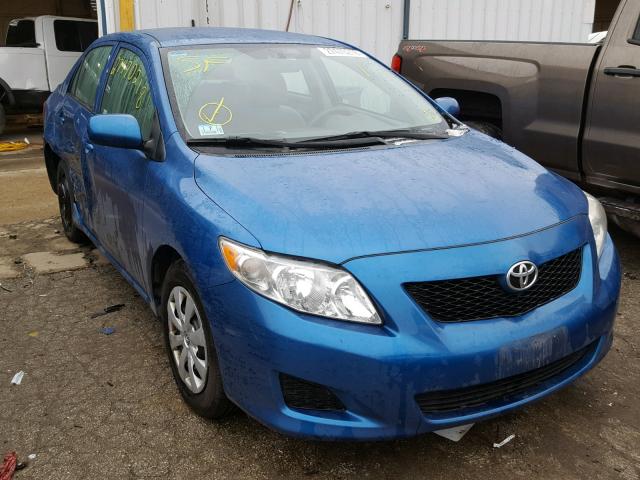 1NXBU4EE0AZ285491 - 2010 TOYOTA COROLLA BA BLUE photo 1