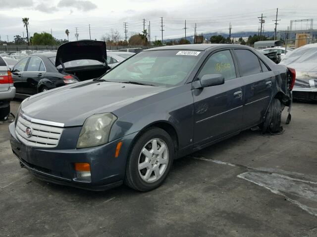 1G6DM57T070103595 - 2007 CADILLAC CTS GRAY photo 2