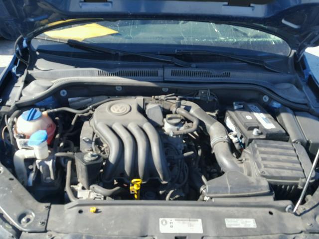 3VW2K7AJ6FM288242 - 2015 VOLKSWAGEN JETTA BASE 蓝色 照片 7