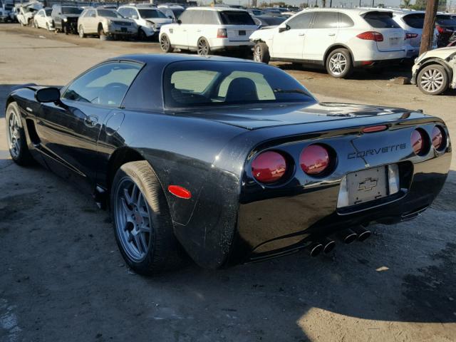 1G1YY12S815104961 - 2001 CHEVROLET CORVETTE Z BLACK photo 3