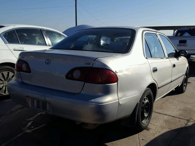 1NXBR12E8YZ378693 - 2000 TOYOTA COROLLA VE GRAY photo 4