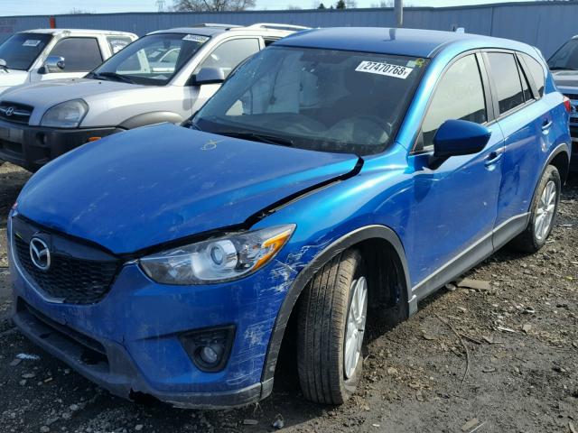 JM3KE4CE9D0136147 - 2013 MAZDA CX-5 TOURI BLUE photo 2