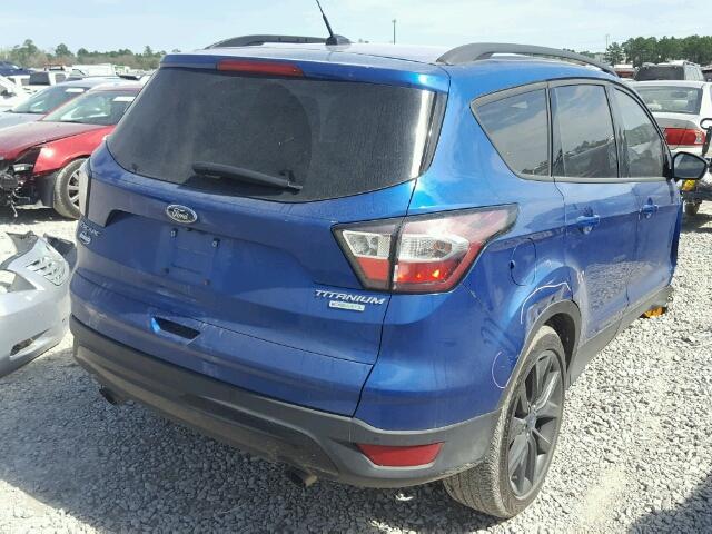 1FMCU0JD3HUD84486 - 2017 FORD ESCAPE TIT BLUE photo 4