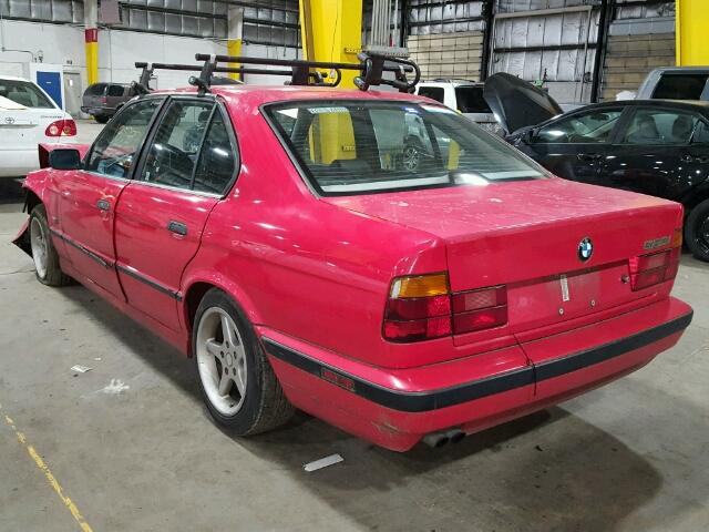 WBAHD6321SGK47669 - 1995 BMW 525I RED photo 3