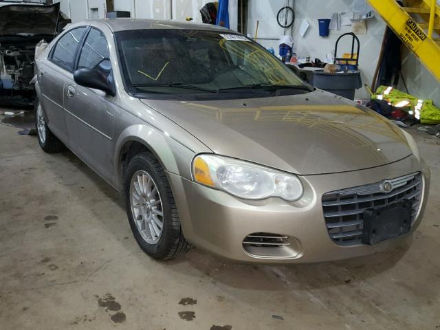 1C3EL46X14N318781 - 2004 CHRYSLER SEBRING LX GOLD photo 1