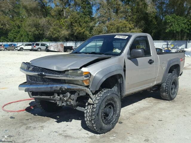 1GCDS149378166101 - 2007 CHEVROLET COLORADO SILVER photo 2