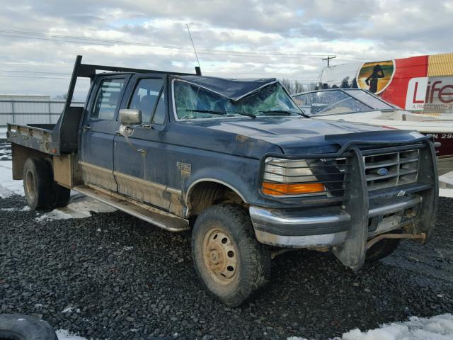 1FTJW36F9SEA32693 - 1995 FORD F350 BLUE photo 1