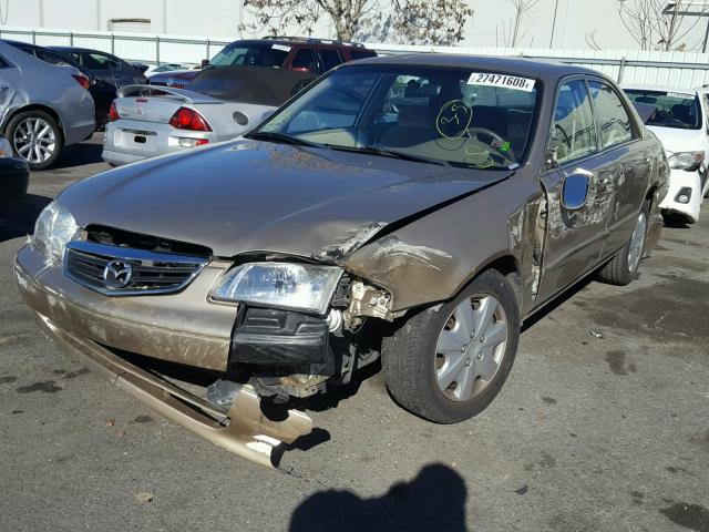 1YVGF22CX15243927 - 2001 MAZDA 626 ES GOLD photo 2