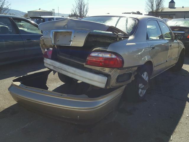 1YVGF22CX15243927 - 2001 MAZDA 626 ES GOLD photo 4