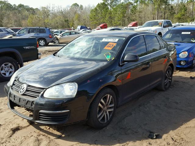 3VWST71K26M789473 - 2006 VOLKSWAGEN JETTA TDI BLACK photo 2