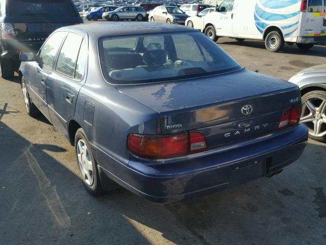 JT2BF12K5T0135144 - 1996 TOYOTA CAMRY LE BLUE photo 3