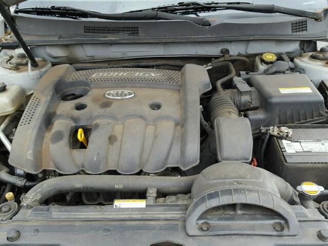 KNAGE123175120882 - 2007 KIA OPTIMA LX SILVER photo 7