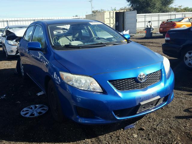 JTDBL40E59J052928 - 2009 TOYOTA COROLLA BA BLUE photo 1