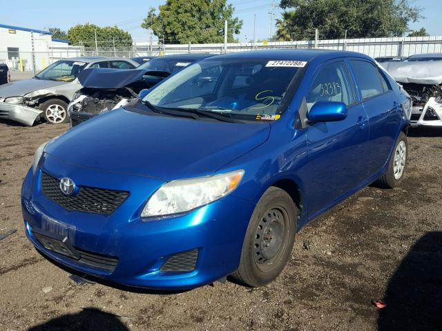 JTDBL40E59J052928 - 2009 TOYOTA COROLLA BA BLUE photo 2