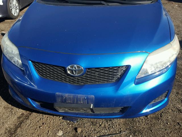 JTDBL40E59J052928 - 2009 TOYOTA COROLLA BA BLUE photo 9