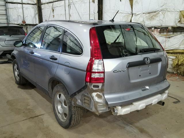 JHLRE48388C012201 - 2008 HONDA CR-V LX SILVER photo 3