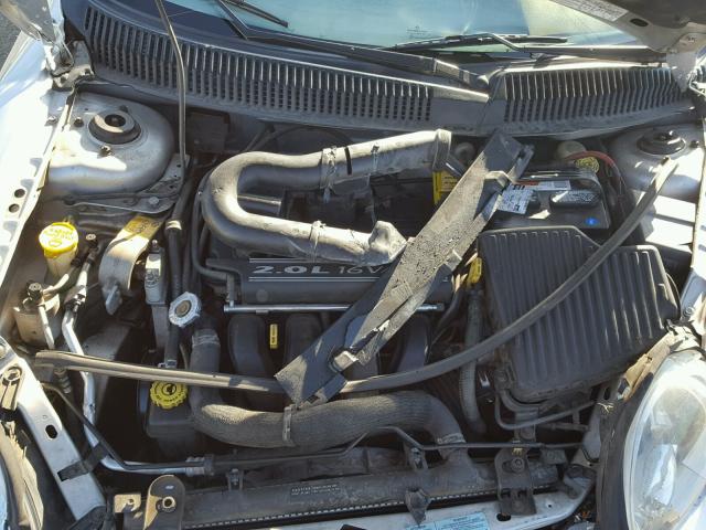 1B3ES46C31D197265 - 2001 DODGE NEON SE SILVER photo 7