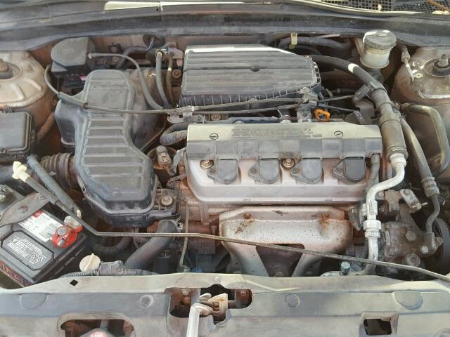 1HGES16554L002762 - 2004 HONDA CIVIC LX TAN photo 7