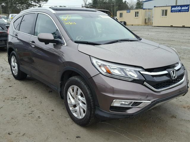 2HKRM3H75FH557478 - 2015 HONDA CR-V EXL BROWN photo 1