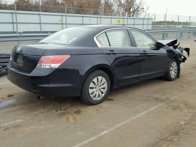 1HGCP26398A060274 - 2008 HONDA ACCORD LX BLACK photo 4