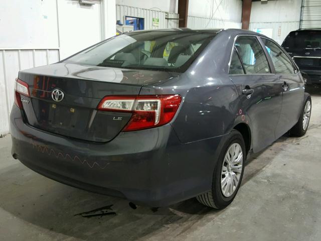 4T1BF1FKXCU103294 - 2012 TOYOTA CAMRY BASE GRAY photo 4