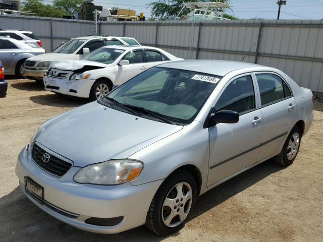 1NXBR32E58Z034699 - 2008 TOYOTA COROLLA CE SILVER photo 2