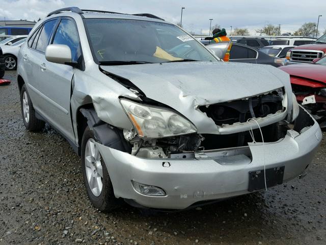 2T2HA31U24C039876 - 2004 LEXUS RX 330 SILVER photo 1