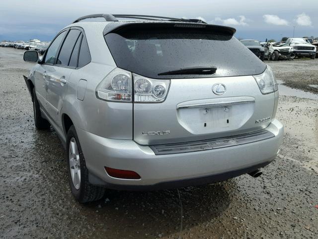 2T2HA31U24C039876 - 2004 LEXUS RX 330 SILVER photo 3