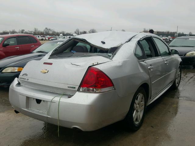 2G1WG5E3XD1214843 - 2013 CHEVROLET IMPALA LT SILVER photo 4