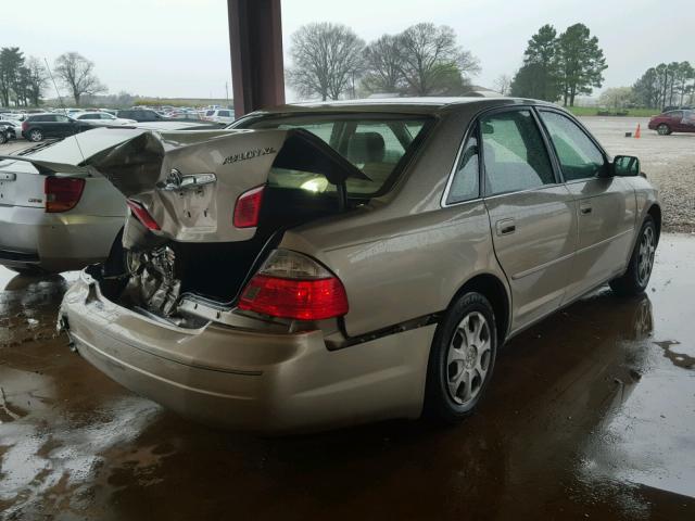 4T1BF28B13U334412 - 2003 TOYOTA AVALON XL GOLD photo 4