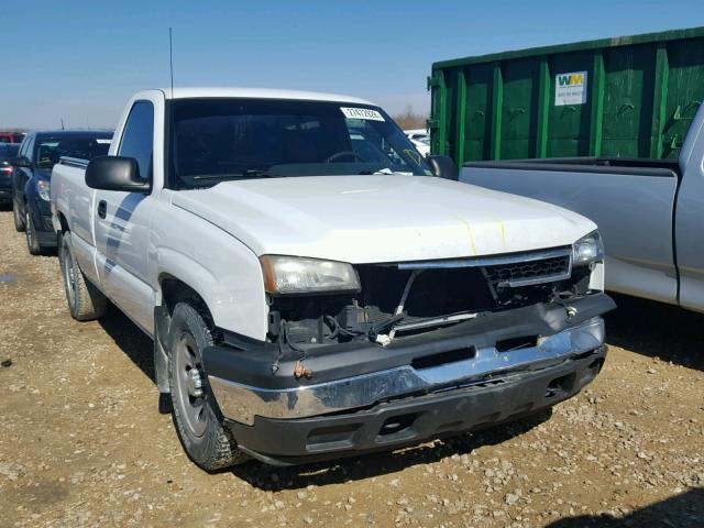 3GCEC14X47G255797 - 2007 CHEVROLET SILVERADO WHITE photo 1