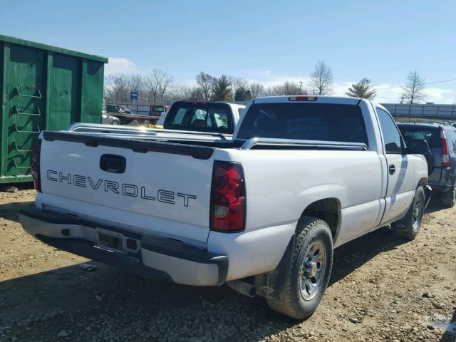 3GCEC14X47G255797 - 2007 CHEVROLET SILVERADO WHITE photo 4