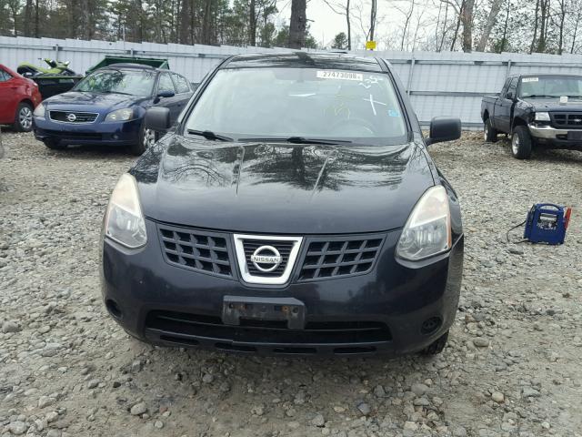 JN8AS58VX9W437840 - 2009 NISSAN ROGUE S BLACK photo 9