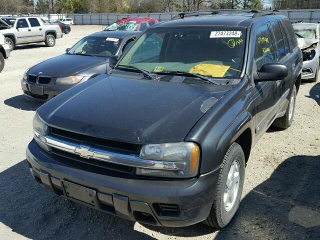 1GNDT13S732316281 - 2003 CHEVROLET TRAILBLAZE GRAY photo 2