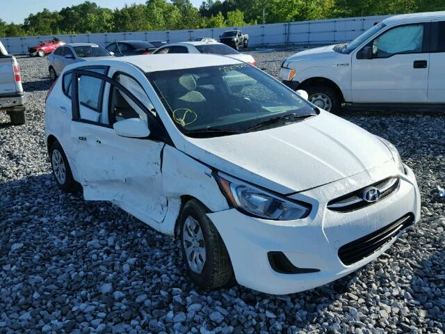 KMHCT5AE1FU207506 - 2015 HYUNDAI ACCENT GS WHITE photo 1