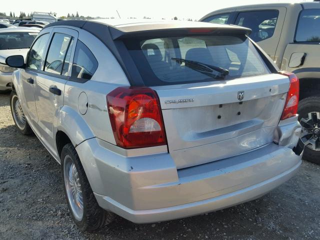 1B3HB28C87D331095 - 2007 DODGE CALIBER SILVER photo 3