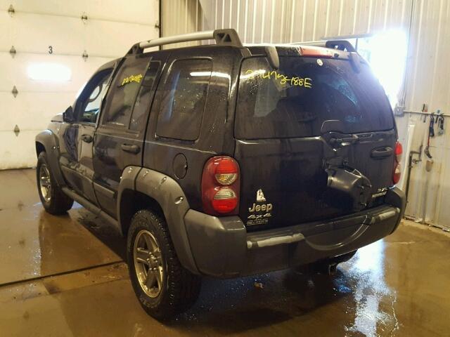 1J4GL38K05W726422 - 2005 JEEP LIBERTY RE BLACK photo 3