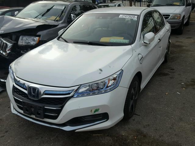 JHMCR5F7XEC000306 - 2014 HONDA ACCORD PLU WHITE photo 2