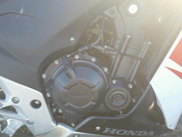 MLHPC4465E5100680 - 2014 HONDA CBR500 R WHITE photo 7