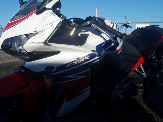 MLHPC4465E5100680 - 2014 HONDA CBR500 R WHITE photo 9