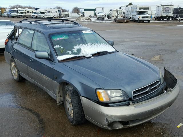 4S3BH806517655929 - 2001 SUBARU LEGACY OUT GREEN photo 1