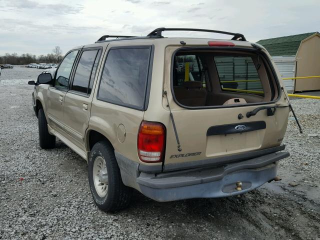 1FMZU62X5YZB72827 - 2000 FORD EXPLORER X GOLD photo 3