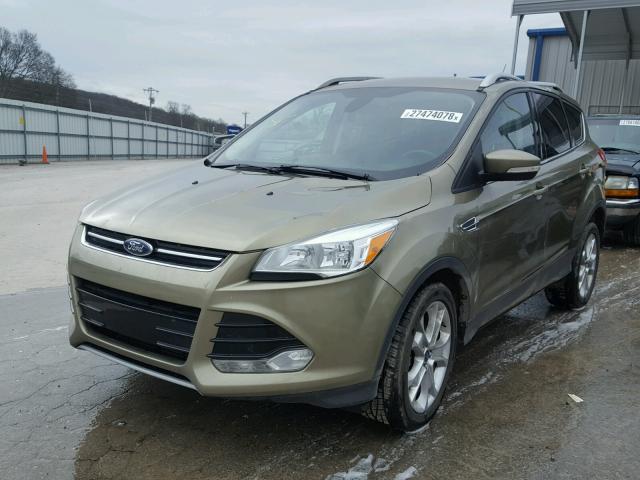 1FMCU0J94EUA40091 - 2014 FORD ESCAPE TIT GOLD photo 2