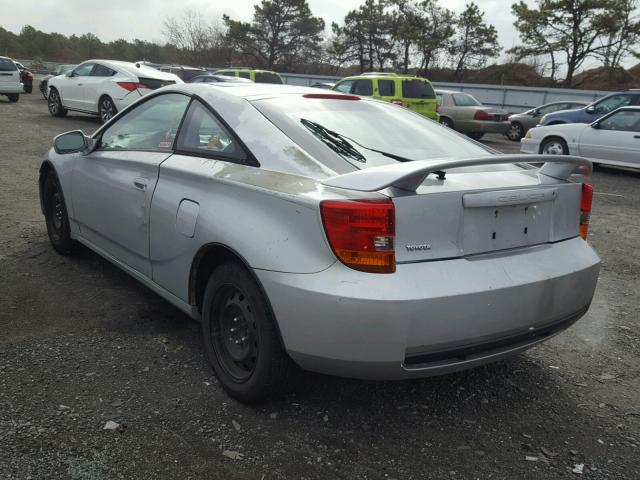 JTDDR32T010098271 - 2001 TOYOTA CELICA GT GRAY photo 3