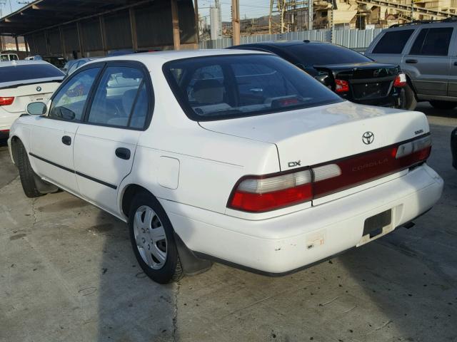 1NXBB02E3TZ363378 - 1996 TOYOTA COROLLA DX WHITE photo 3