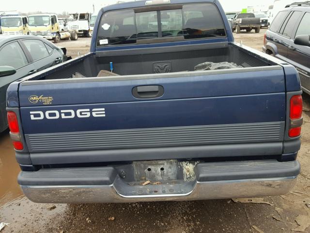 3B7HC13Z51M249872 - 2001 DODGE RAM 1500 BLUE photo 9