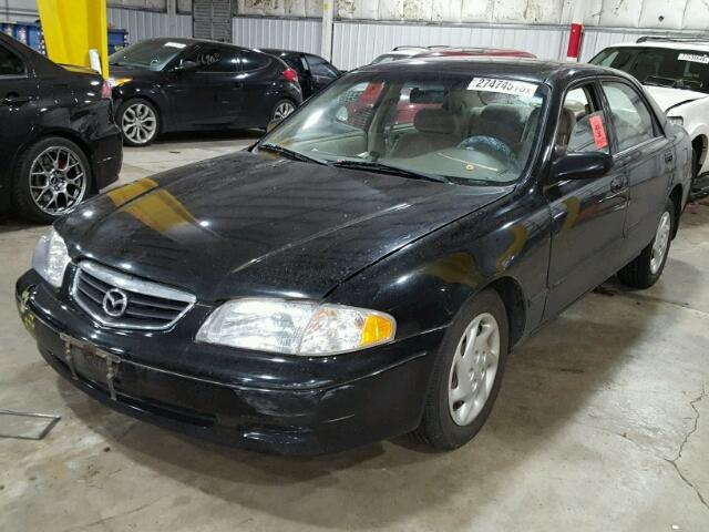 1YVGF22C7Y5116465 - 2000 MAZDA 626 ES BLACK photo 2