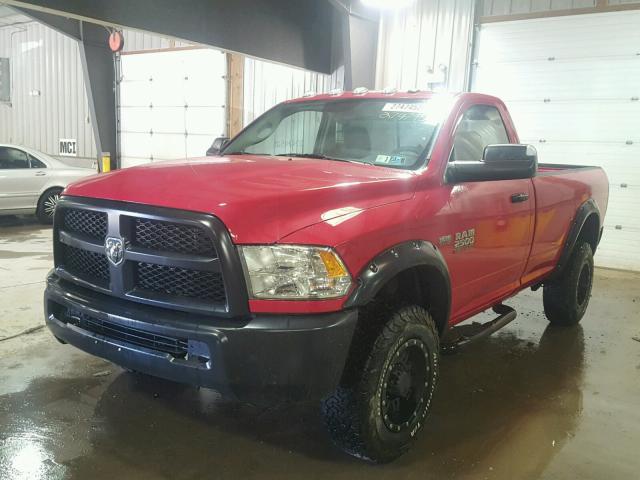 3C6MR5AJ9GG120422 - 2016 RAM 2500 ST RED photo 2