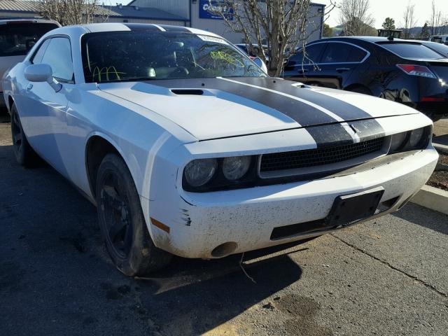 2C3CDYAG9DH705168 - 2013 DODGE CHALLENGER WHITE photo 1