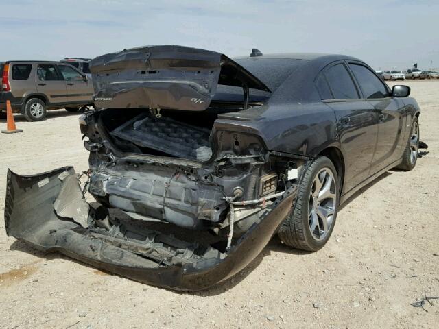 2C3CDXCT7FH915789 - 2015 DODGE CHARGER R/ GRAY photo 4